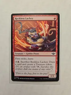 Reckless Lackey - Outlaws of Thunder Junction - LP - Common - Creature - MTG - Image 1