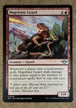 Magebane Lizard - Outlaws of Thunder Junction - NM MTG - Image 1