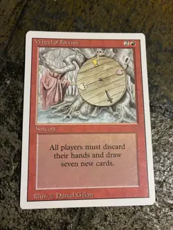 Wheel of Fortune Magic The Gathering Revised MTG - Image 1