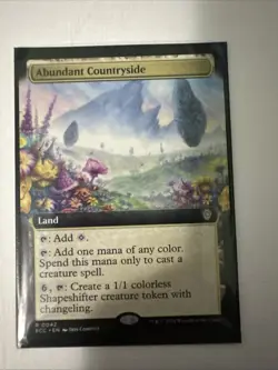 Abundant Countryside (Extended Art) Commander: Lorwyn Eclipsed Regular - Image 1