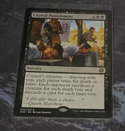 MTG Conspiracy Take the Crown - 1x Capital Punishment - NM - Image 1