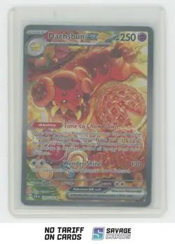 2024 Pokemon Stellar Crown Special Illustration Rare Dachsbun ex #169/142 - Image 1