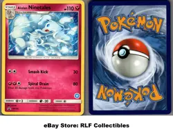 2018 Pokemon, Sun & Moon Promos, #SM128 Alolan Ninetales, Black Star Promo - Image 1