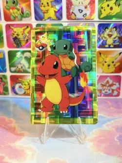 Pokemon Vintage Pocket Monsters Vending HOLO Prism Sticker 1999 Bandai Nintendo - Image 2