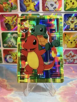 Pokemon Vintage Pocket Monsters Vending HOLO Prism Sticker 1999 Bandai Nintendo - Image 3