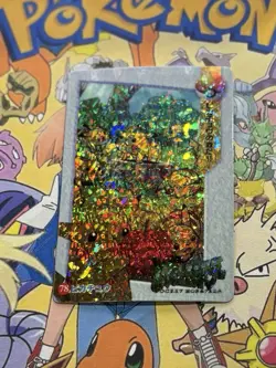 Pokemon Vintage Pocket Monsters Vending HOLO Prism Sticker 1999 Bandai Nintendo - Image 4