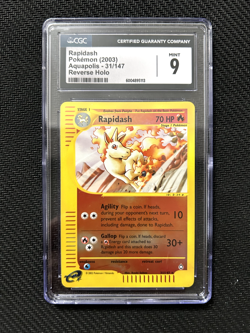 Rapidash Pokemon 2003 Aquapolis 31/147 Reverse Holo CGC 9 - Image 1