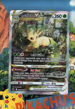 Pokemon TCG Leafeon VSTAR GG35/GG70 Crown Zenith: Galarian Gallery Holo NM/M - Image 1