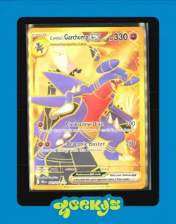 Pokemon Cynthia's Garchomp EX 241/182 Hyper Rare Holo SV10 Destined Rivals - Image 1