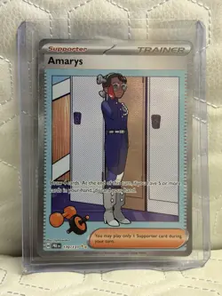 Pokemon TCG Prismatic Evolutions Amarys 170/131 Special Illustration Rare SIR - Image 1