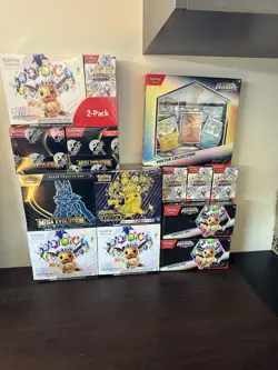 Pokemon prismatic Mega Surging Bull ETB BOOSTER BOX BUNDLES - Image 1