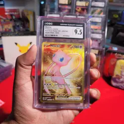 2023 Pokemon Mew ex Holo 205/165 Hyper Rare • CGC 9.5 Mint+ Scarlet & Violet 151 - Image 3