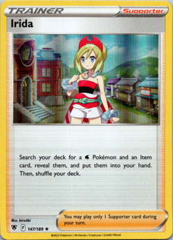 Pokemon TCG Irida 147/189 Non-Holo Exclusive Astral Radiance - Image 1