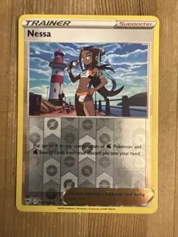 Pokemon TCG Nessa Vivid Voltage 157/185 Reverse Holo Uncommon VLP - Image 1