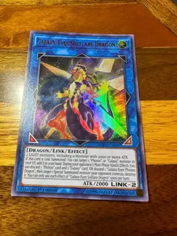 Galaxy-Eyes Solflare Dragon SOFU-EN042 1st Edition Ultra Rare LP + BONUS - Image 1