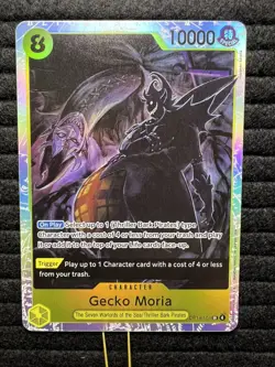 Gecko Moria SR The Azure Sea's Seven OP14-104 NM One Piece - Image 1