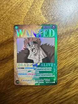 One Piece Eustace Captain Kid Wanted OP04 Kingdoms of Intrigue NM - Image 1