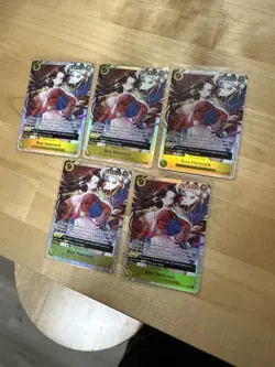 5x Boa Hancock OP14-112 SR The Azure Sea’s Seven Foil NM - Image 1
