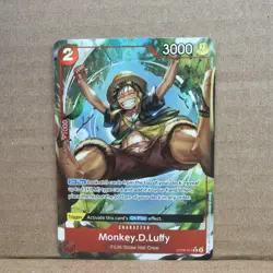 One Piece TCG English OP06-013 Monkey D Luffy Alt Art Parallel - Image 1