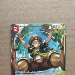 One Piece TCG English OP06-013 Monkey D Luffy Alt Art Parallel - Image 2