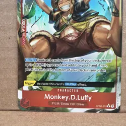 One Piece TCG English OP06-013 Monkey D Luffy Alt Art Parallel - Image 3