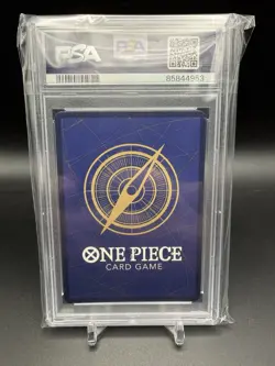 2023 One Piece TCG OP05-069 Trafalgar Law SR Alternate Art PSA 10 Gem Mint - Image 2