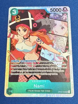 Nami One Piece TCG Paramount War OP02-036 Super Rare - ships PWE - Image 1