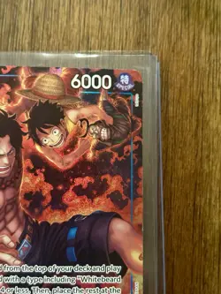 Portgas D. Ace OP08-052 TR Treasure Rare Alternative Art (OP10) Royal Blood NM - Image 4