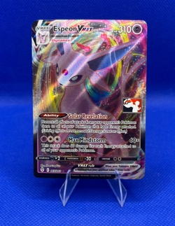 Pokemon TCG Espeon Vmax Prize Pack Series 1 Promo Card Play! Pokemon Stamp - Image 1