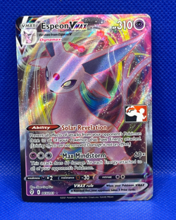 Pokemon TCG Espeon Vmax Prize Pack Series 1 Promo Card Play! Pokemon Stamp - Image 2
