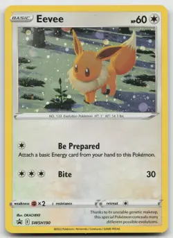 Eevee Holo SWSH: Sword & Shield Promo Cards SWSH190 NM - Image 1