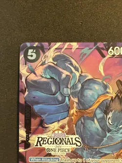 Rare Monkey D Luffy OP07-091 Online Regional One Piece Card English (2) - Image 3
