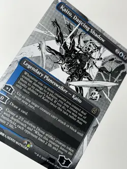 Kaito, Dancing Shadow Borderless Showcase Rare Magic MtG Card ONE 340 - Image 1