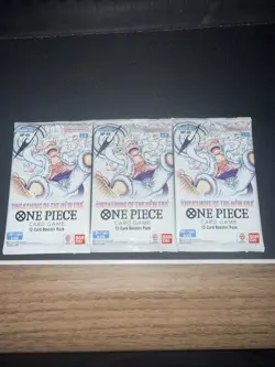 3x ONE PIECE Card Game OP-05 Booster Pack - Awakening Of The New Era - Image 1