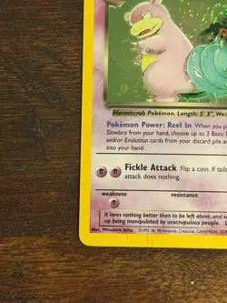 Dark Slowbro 12/82 Team Rocket Holo Wotc Pokemon Card SWIRL - Image 5