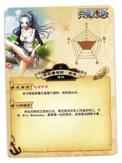 Nefeltari Vivi R OF-02-092 Wanted One Piece Anime Trading Card TCG - Image 2