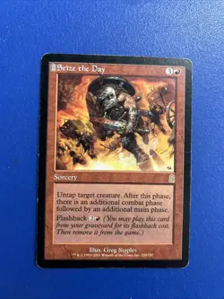 Magic The Gathering Card - Seize the Day Sorcery - Image 1