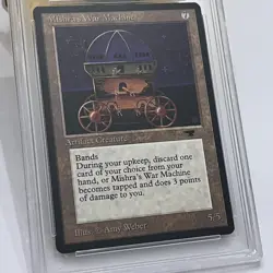 1994 Magic the Gathering Antiquities Mishra's War Machine Gem PSA 10 MTG Card - Image 5