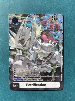 1x BT24 Petrification Token Medusamon Box Topper Time Stranger Digimon Card x1 - Image 1