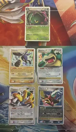 Vintage Pokemon Card Lot Holo Snorlax Darkrai Lucario - Image 1
