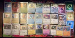 Pokemon TCG SVP/SWSHP Cosmos Holo Promos/cards lot - 28 cards 8 w/ SWIRLS! NM - Image 1