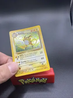 Raichu 14/102 Base Set Unlimited 1999 Holo WOTC Pokemon Card TCG - LP NM - Image 2