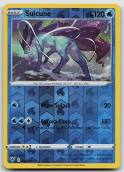 Pokemon Card Suicune Holo Rare SWSH03: Darkness Ablaze 037/189 - Image 1