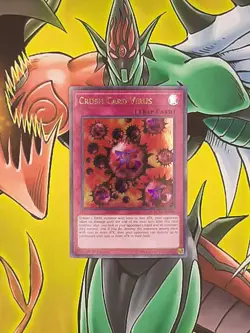 Yu-Gi-Oh! Crush Card Virus LCKC-EN046 Ultra Rare 1st Ed NM - Image 1