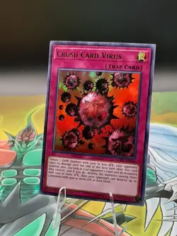 Yu-Gi-Oh! Crush Card Virus LCKC-EN046 Ultra Rare 1st Ed NM - Image 2
