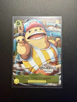 Tony Tony Chopper regionals stamp P-089 One Piece Promotion Cards Foil - Image 2