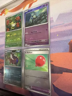 Pokemon Black Bolt PokeBall (4) Card Lot - 006/086, 042/086, 056/086, 079/086 - Image 2