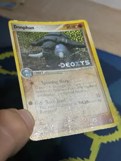 Donphan 30/107 Yuka Morii Reverse Holo Stamped EX Deoxys Pokemon Card 2005 MP - Image 5