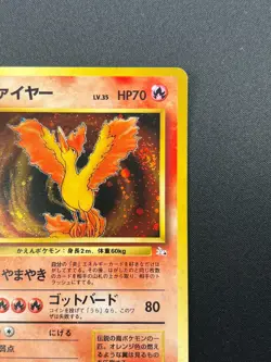 [NM] Moltres Pokemon Card Japanese No.146 Holo Fossil Set 1996 Vintage 16J1 - Image 5