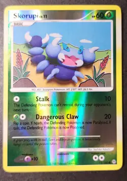 Skorupi - 73/100 - Common Reverse Holo - Stormfront - Pokemon Card - Image 1